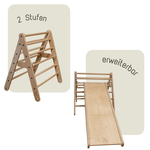 Climber - 2x höhenverstellbar, klappbares Kletterdreieck von Born Ready Toys - Kletterling – einfach Kind sein
