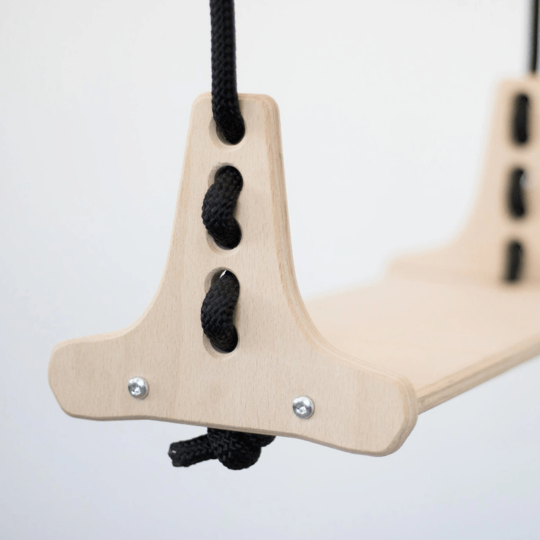 Dreieck - & Sprossenwandschaukel EMMA SWING 2in1 | 180 kg belastbar | 2 Geräte in einem | Kletterdreieck & Schaukel für die Wand | wandelbar - Kletterling – einfach Kind sein