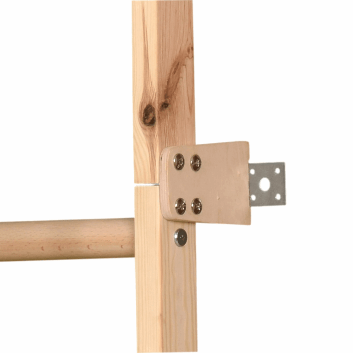 Sprossenwand + Rutsche | 80 kg | 210x70 cm | Klimmzug | Seilleiter | Gymnastikringe - Kletterling – einfach Kind sein