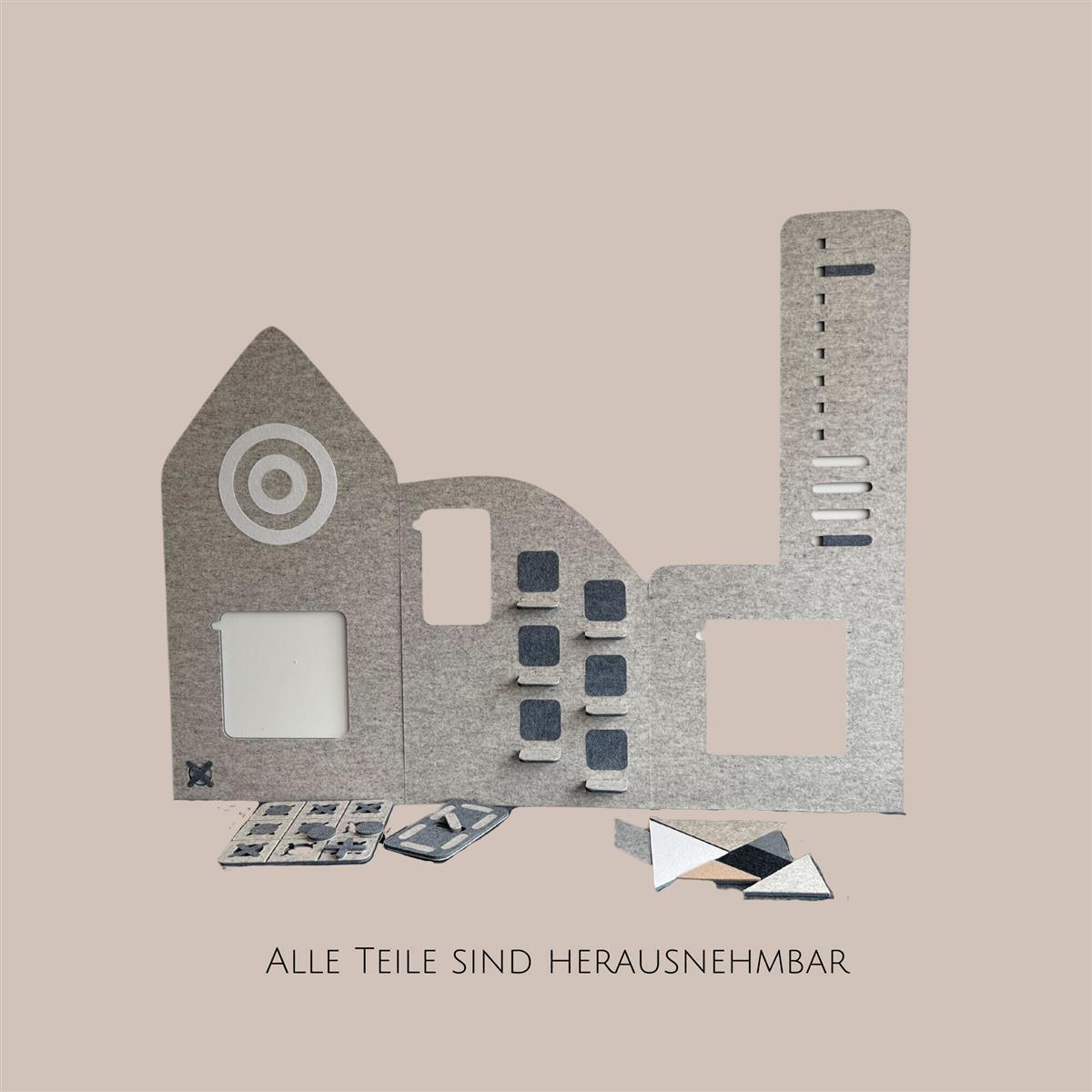 Interaktive Wandtafeln aus Wollfilz - Kletterling – einfach Kind sein