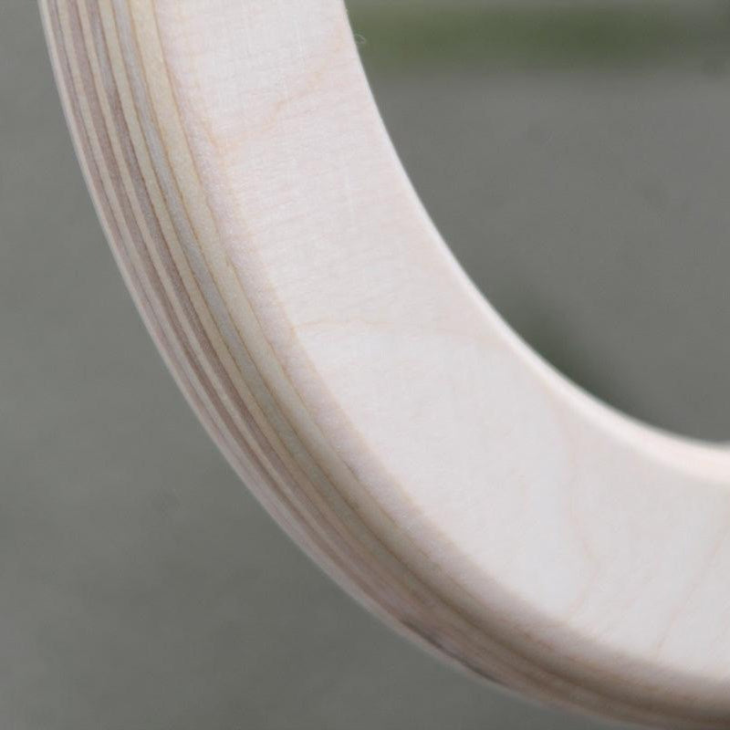 Turnringe - Ringe aus Holz und Naturseil perfekt für die Sprossenwand - 2er Set - Kletterling – einfach Kind sein