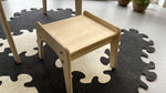 Kreativplatz - Tisch und Stuhl aus baltischer Birke - Kletterling – einfach Kind sein
