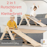 Kletterdreieck mit Rutsche von SOULBABY - Kletterling – einfach Kind sein