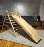 Großes Kletterdreieck mit Rutsche | 115cm hoch - Kletterling – einfach Kind sein