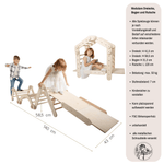 Modulares Kletterdreieck - Set ROBY | 58,5 cm | von Dreieck bis Komplettset wählbar | erweiterbar - Kletterling – einfach Kind sein