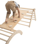 Kletterrutsche MOON - runde Griffe | in 4 Farben | 2 Seiten | 111 x 43 cm - Kletterling – einfach Kind sein