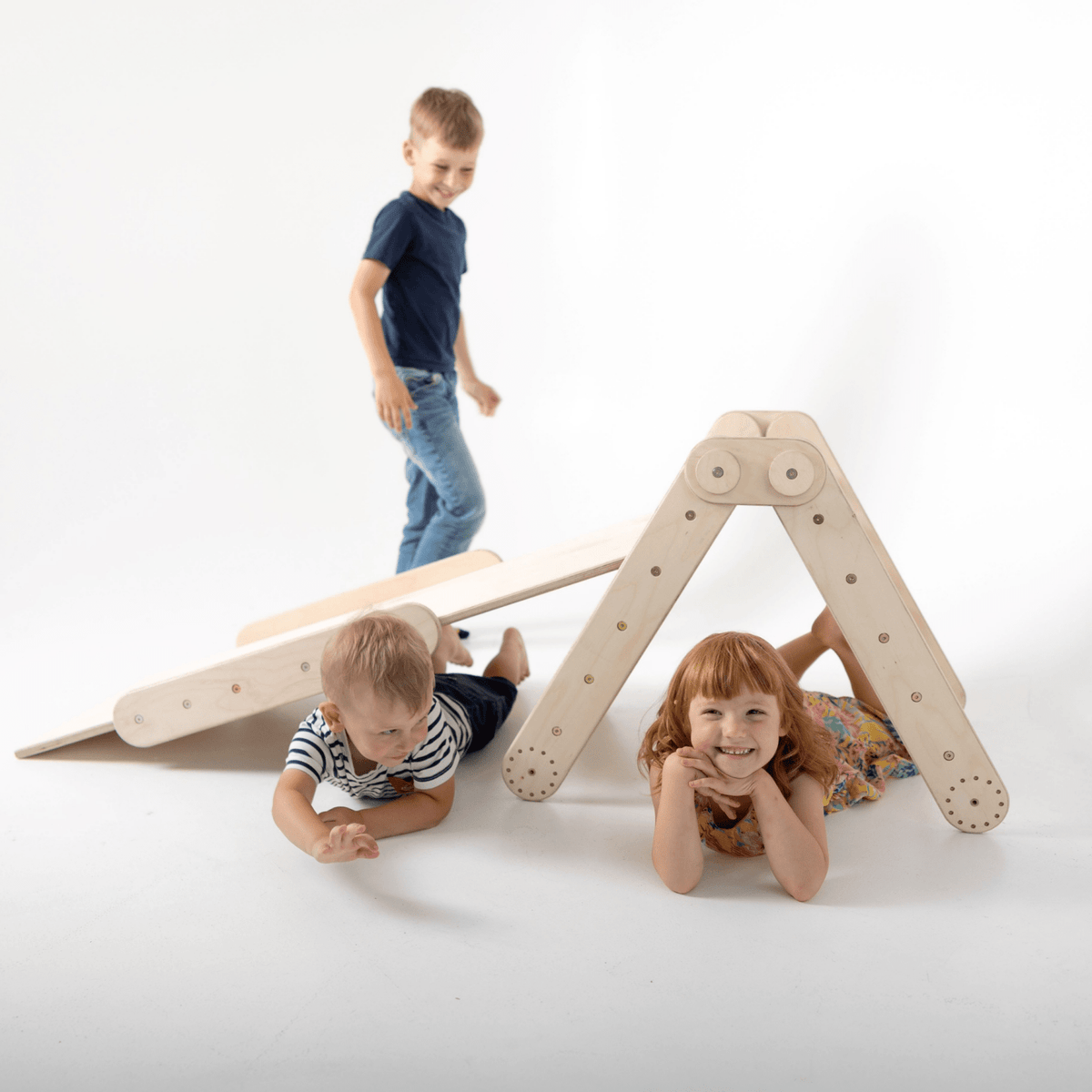 Modulares Kletterdreieck - Set ROBY | 58,5 cm | von Dreieck bis Komplettset wählbar | erweiterbar - Kletterling – einfach Kind sein