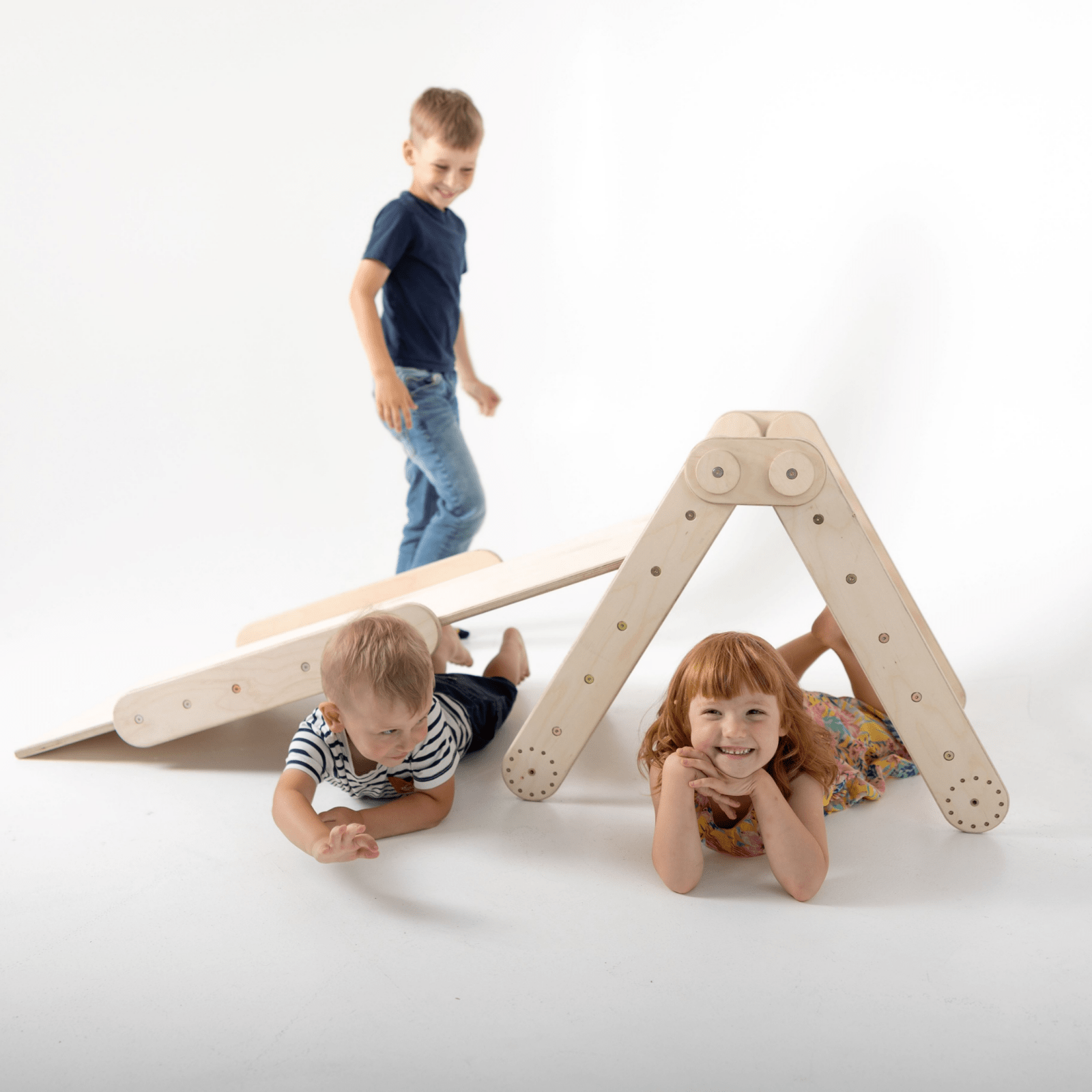 Modulares Kletterdreieck - Set ROBY | 58,5 cm | von Dreieck bis Komplettset wählbar | erweiterbar - Kletterling – einfach Kind sein