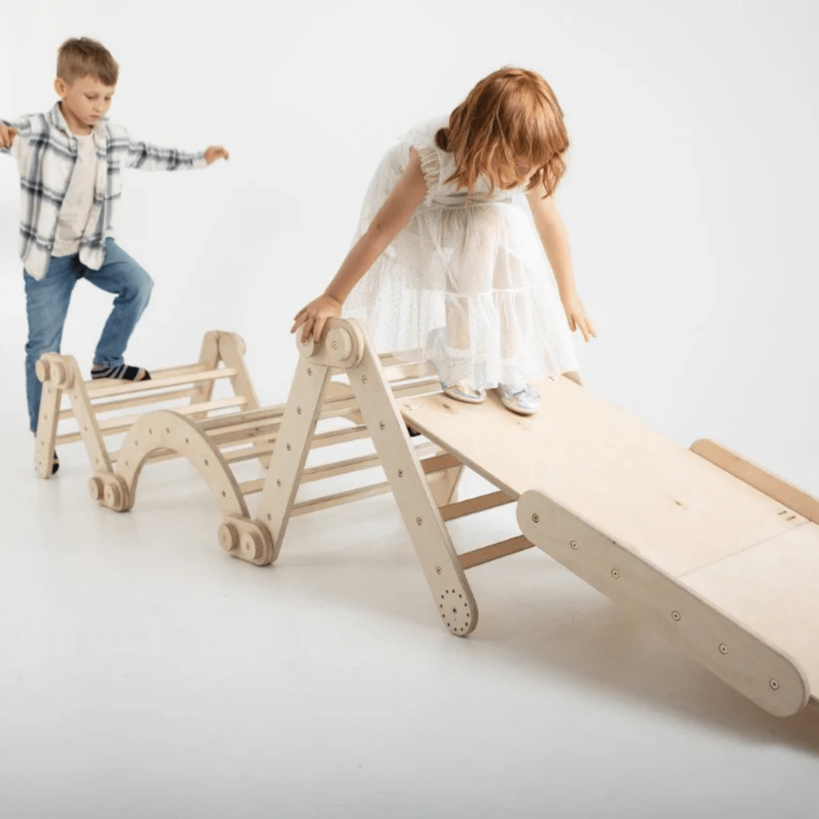 Modulares Kletterdreieck - Set ROBY | 58,5 cm | von Dreieck bis Komplettset wählbar | erweiterbar - Kletterling – einfach Kind sein