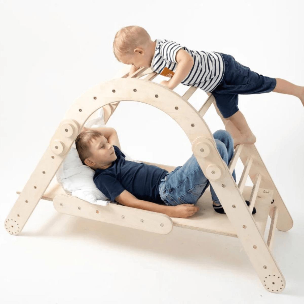 Modulares Kletterdreieck - Set ROBY | 58,5 cm | von Dreieck bis Komplettset wählbar | erweiterbar - Kletterling – einfach Kind sein