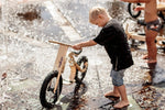 Balance Bike 3in1 aus Holz - mitwachsendes Laufrad für Kinder ab 6 Monaten bis 6 Jahre - Kletterling – einfach Kind sein