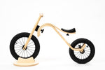 Balance Bike 3in1 aus Holz - mitwachsendes Laufrad für Kinder ab 6 Monaten bis 6 Jahre - Kletterling – einfach Kind sein