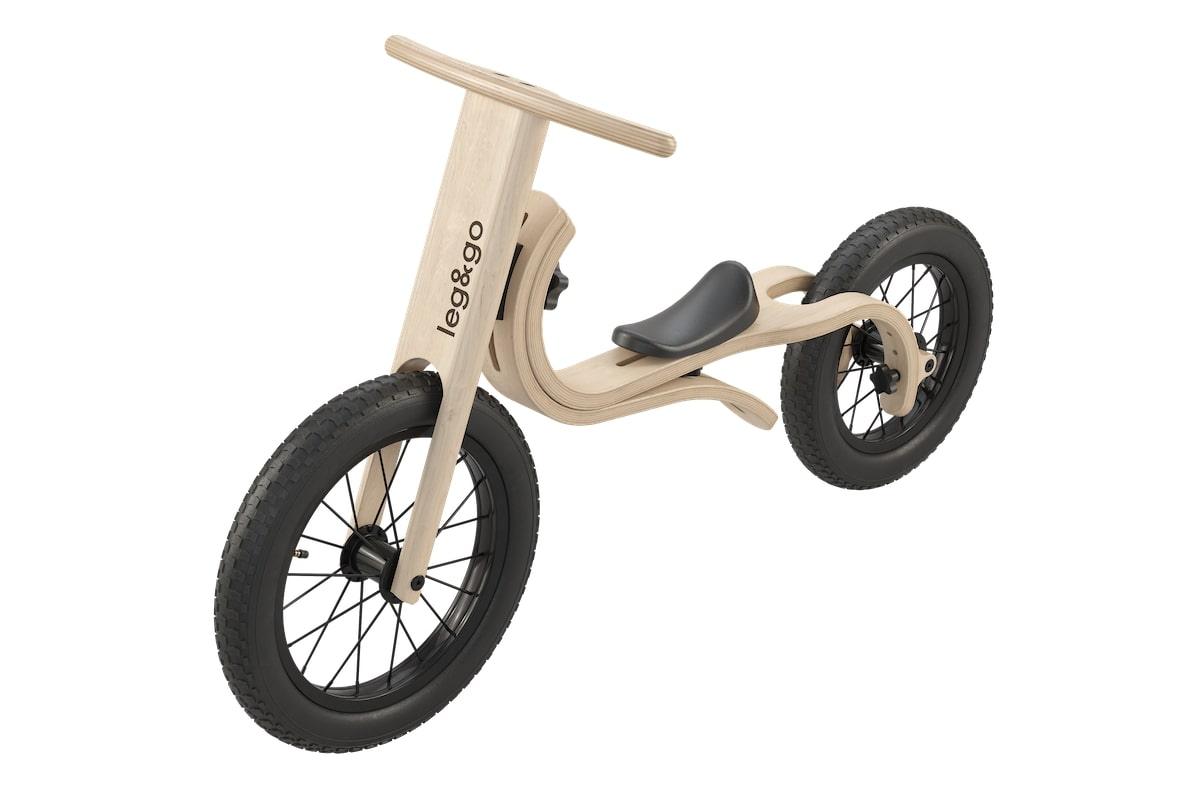 Balance Bike 3in1 aus Holz - mitwachsendes Laufrad für Kinder ab 6 Monaten bis 6 Jahre - Kletterling – einfach Kind sein