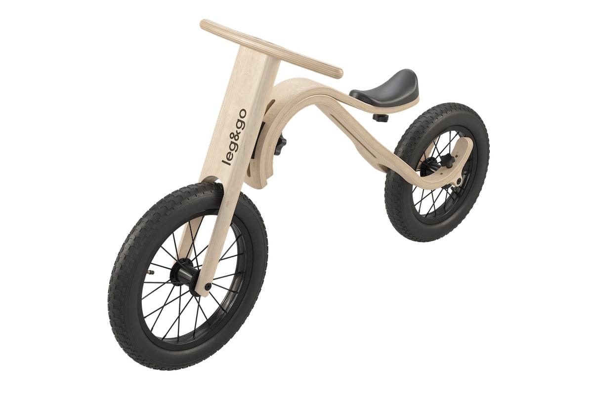 Balance Bike 3in1 aus Holz - mitwachsendes Laufrad für Kinder ab 6 Monaten bis 6 Jahre - Kletterling – einfach Kind sein