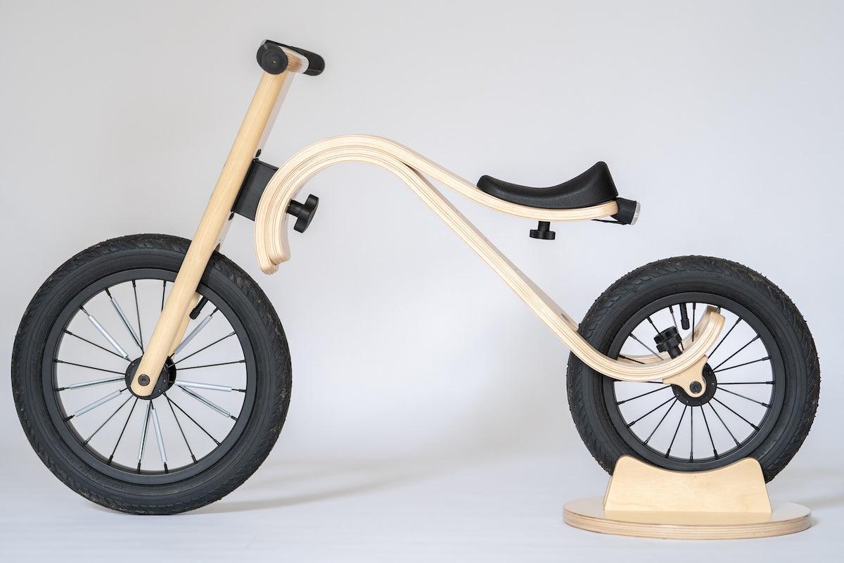 Balance Bike 3in1 aus Holz - mitwachsendes Laufrad für Kinder ab 6 Monaten bis 6 Jahre - Kletterling – einfach Kind sein