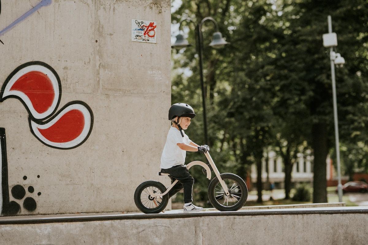 Balance Bike 3in1 aus Holz - mitwachsendes Laufrad für Kinder ab 6 Monaten bis 6 Jahre - Kletterling – einfach Kind sein