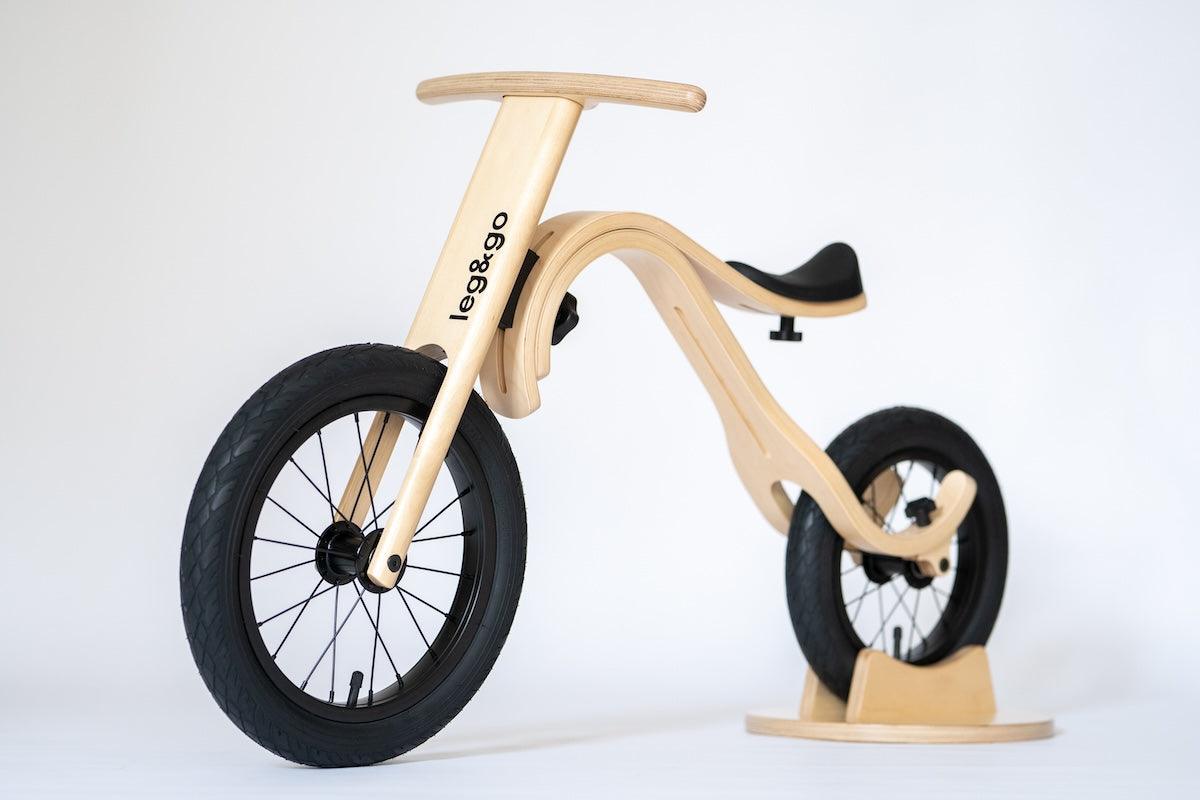 Balance Bike 3in1 aus Holz - mitwachsendes Laufrad für Kinder ab 6 Monaten bis 6 Jahre - Kletterling – einfach Kind sein