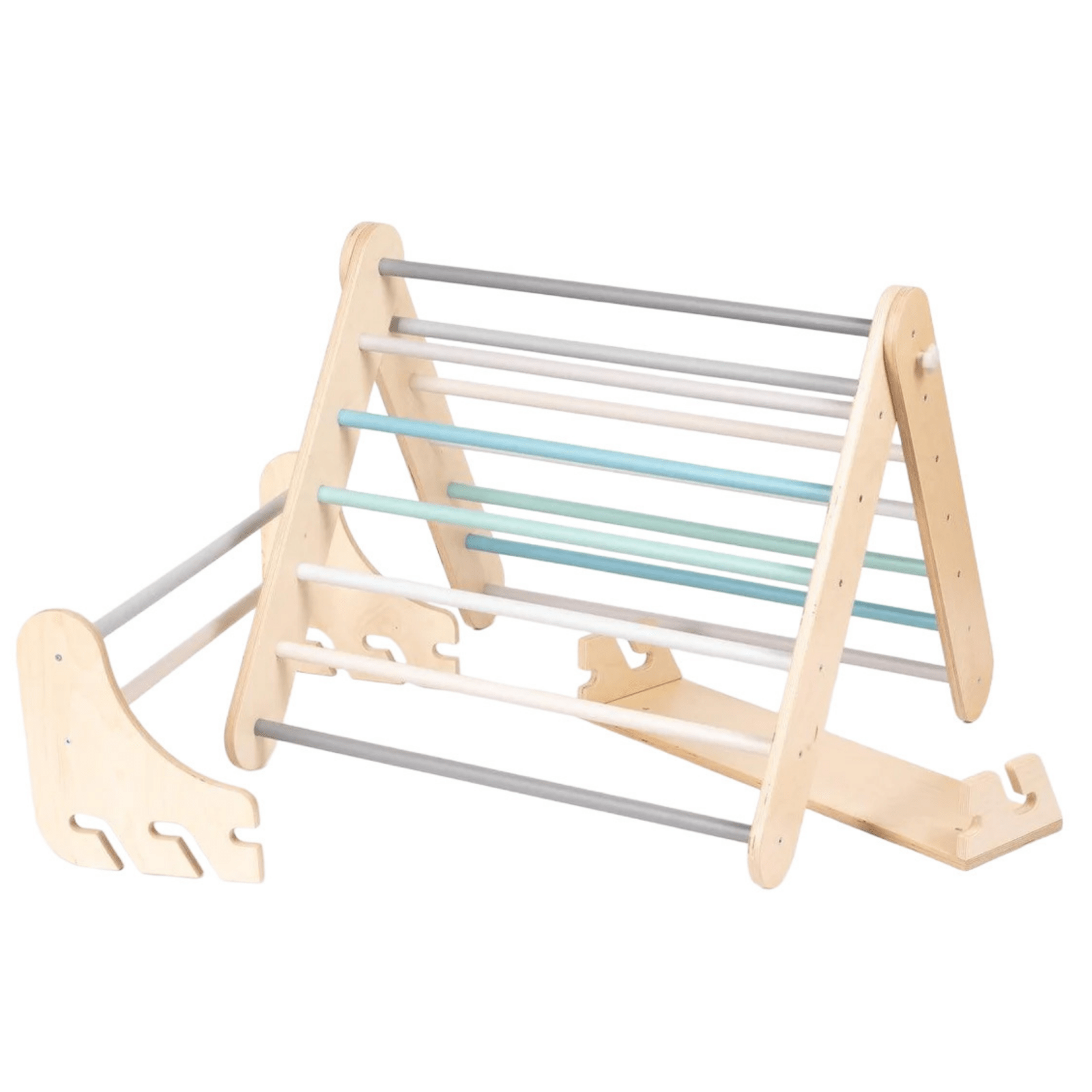 Kletterdreieck GO UP 2in1 | Sprossenwand | 68 - 144 cm | wandelbar | in 3 Farben | Zubehör erhältlich - Kletterling – einfach Kind sein