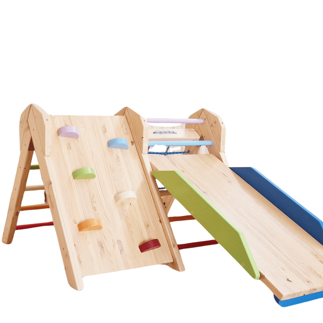 Kletterdreieck ROOT MINI | Indoor & Outdoor | faltbar | 60 cm | Farbe nach Wunsch | klappbar - Kletterling – einfach Kind sein