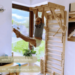 Sprossenwand EMMA FIFE |  180 kg belastbar | 2–99 Jahre | 5+ Aufbauvarianten - Kletterling – einfach Kind sein