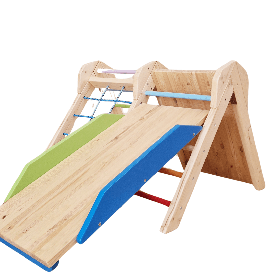 Kletterdreieck ROOT MINI | Indoor & Outdoor | faltbar | 60 cm | Farbe nach Wunsch | klappbar - Kletterling – einfach Kind sein