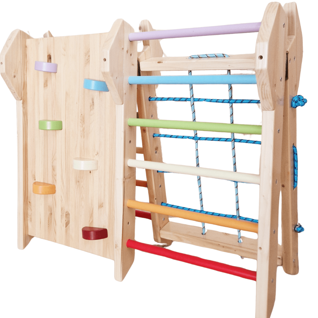 Kletterdreieck ROOT MINI | Indoor & Outdoor | faltbar | 60 cm | Farbe nach Wunsch | klappbar - Kletterling – einfach Kind sein