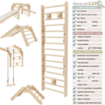 wandelbare Sprossenwand LOOPO MONKEY  7in1 | 200 kg belastbar | 2–99 Jahre | 7 Aufbauvarianten | modulares System - Kletterling – einfach Kind sein