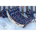 Wippe/Kletterbogen (S) für Kinder ab 1 Jahr - Umweltfreundlich, sicher & motorikfördernd - Inklusive Premium Auflage für zusätzlichen Komfort - Kletterling – einfach Kind sein