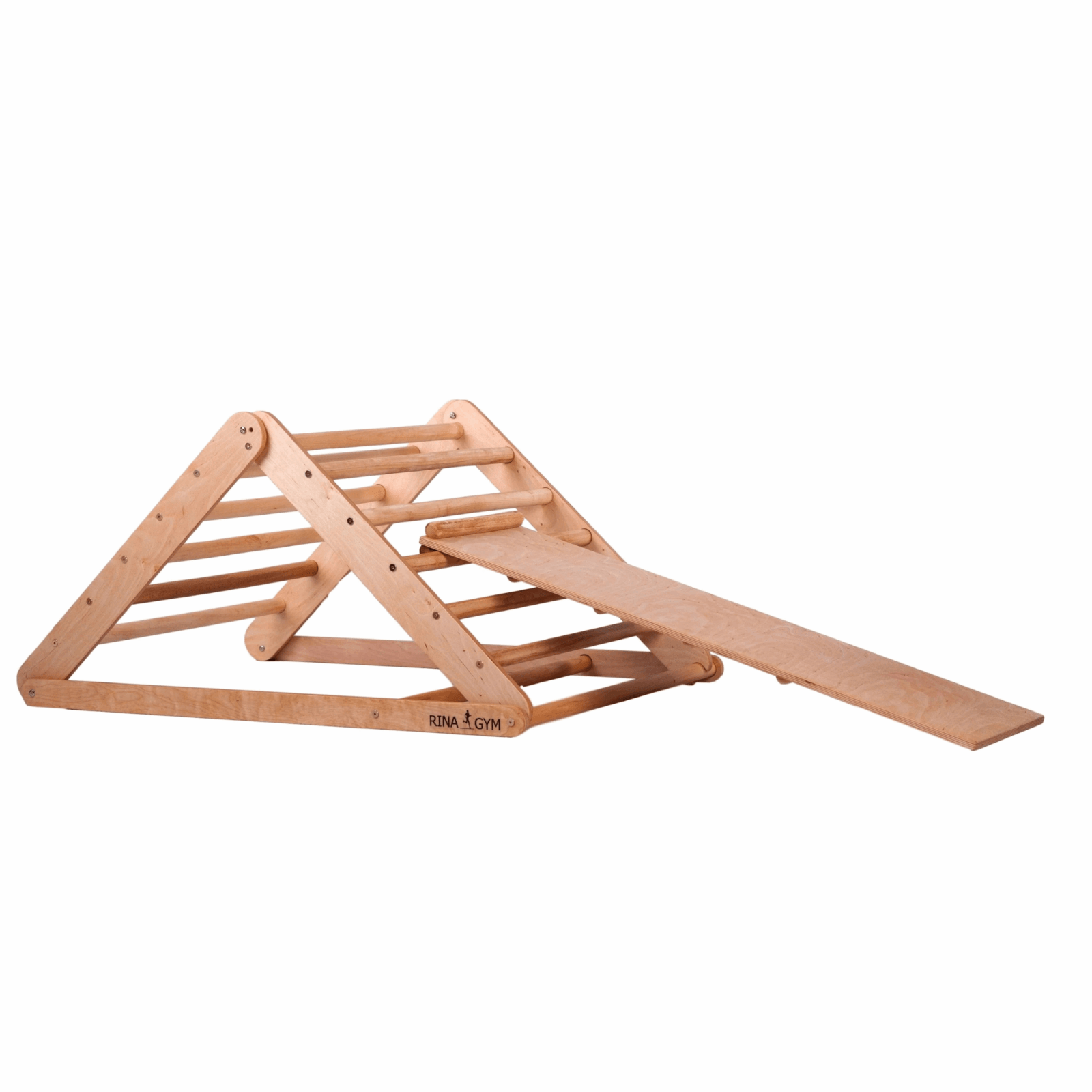 Kletterdreieck mit Rutsche | 55 cm | faltbar und leicht zu verstauen - Kletterling – einfach Kind sein