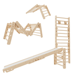 Sprossenwand LOOPO JUNGLE 20in1 | 200 kg belastbar | 2–99 Jahre | 20 Aufbauvariante - Kletterling – einfach Kind sein