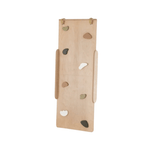 Transformer Kletterdreieck FULL MOON + 1 Rutsche | Natur | 30 Formen | 98 cm | Rutsche wählbar aus 6 Farben - Kletterling – einfach Kind sein