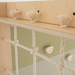 Sprossenwand WOLKENSTIEG ZIMT | 50 kg | 204x127 cm | multifunktional + erweiterbar - Kletterling – einfach Kind sein