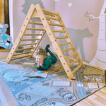 Sprossenwand LOOPO JUNGLE 20in1 | 200 kg belastbar | 2–99 Jahre | 20 Aufbauvariante - Kletterling – einfach Kind sein