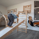 Sprossenwand LOOPO JUNGLE 20in1 | 200 kg belastbar | 2–99 Jahre | 20 Aufbauvariante - Kletterling – einfach Kind sein