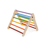 Kletterdreieck BEE CLASSY + Rutsche | 60 cm | doppelseitige Kletterrutsche | klappbar | in 3 Farben - Kletterling – einfach Kind sein