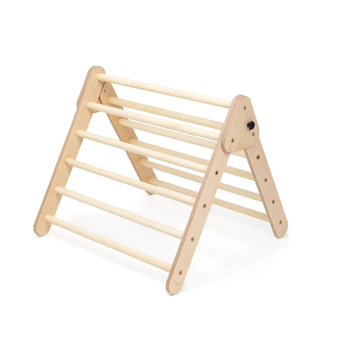 Kletterdreieck BEE CLASSY + Rutsche | 60 cm | doppelseitige Kletterrutsche | klappbar | in 3 Farben - Kletterling – einfach Kind sein