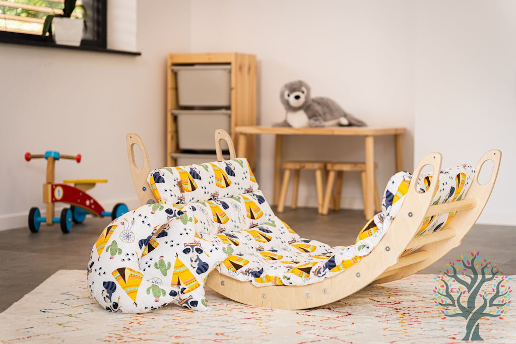 Faltbares Kletterdreieck - Set INSPIRATION | für Kitas zertifiziert | optional mit Kissen - Kletterling – einfach Kind sein