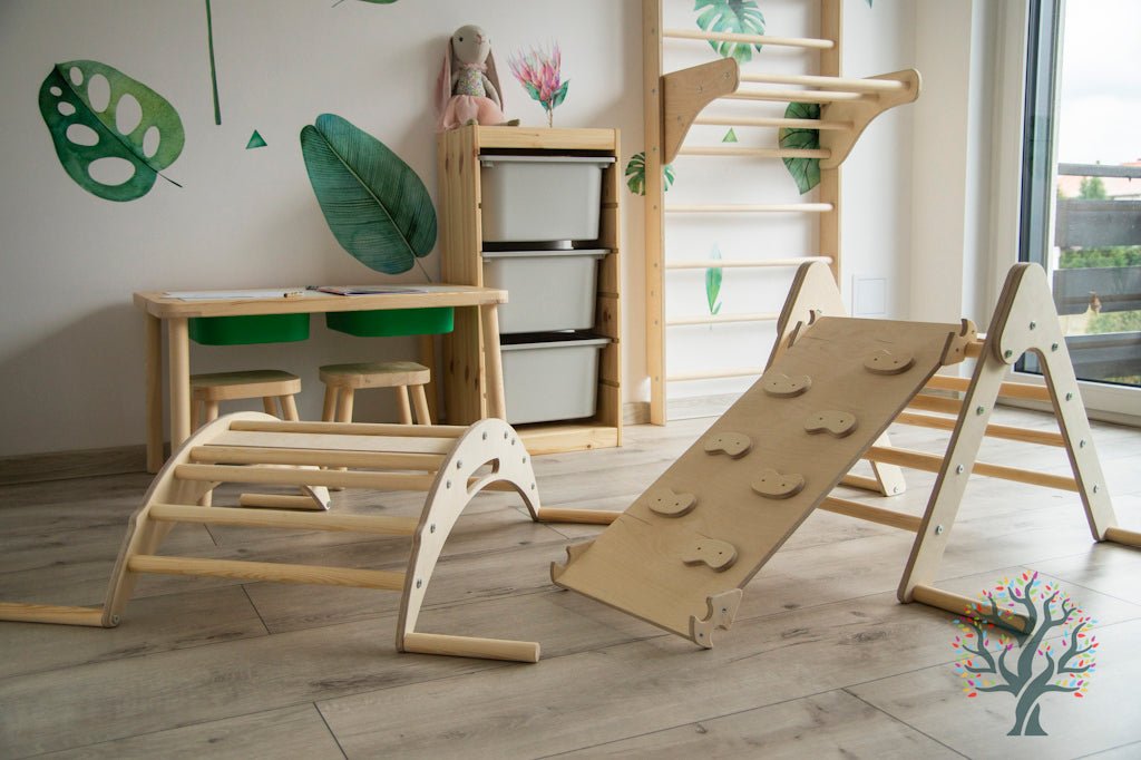 Faltbares Kletterdreieck - Set INSPIRATION | für Kitas zertifiziert | optional mit Kissen - Kletterling – einfach Kind sein