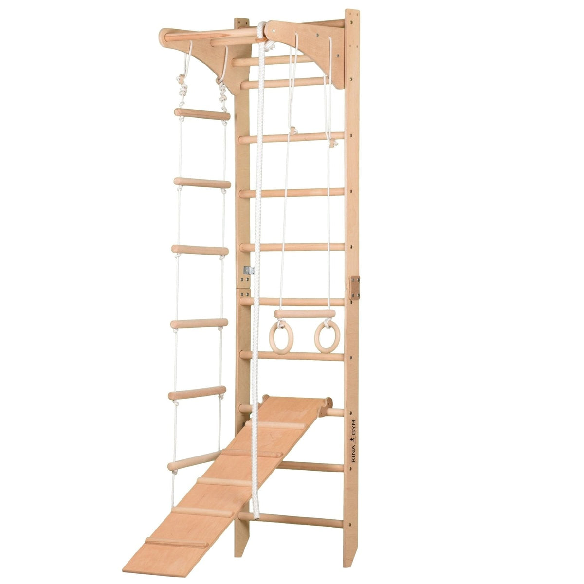 Sprossenwand 100 kg | 230x53 cm | Klimmzug | extra schmal | extra hoch - Kletterling – einfach Kind sein