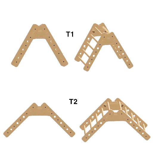 höhenverstellbares Kletterdreieck EMMA FROGGIE  | 54cm  |  180 kg belastbar  - Kletterling – einfach Kind sein