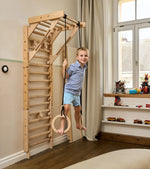 Sprossenwand | EMMA MINI |  180 kg belastbar | 2–99 Jahre | 5+ Aufbauvarianten - Kletterling – einfach Kind sein