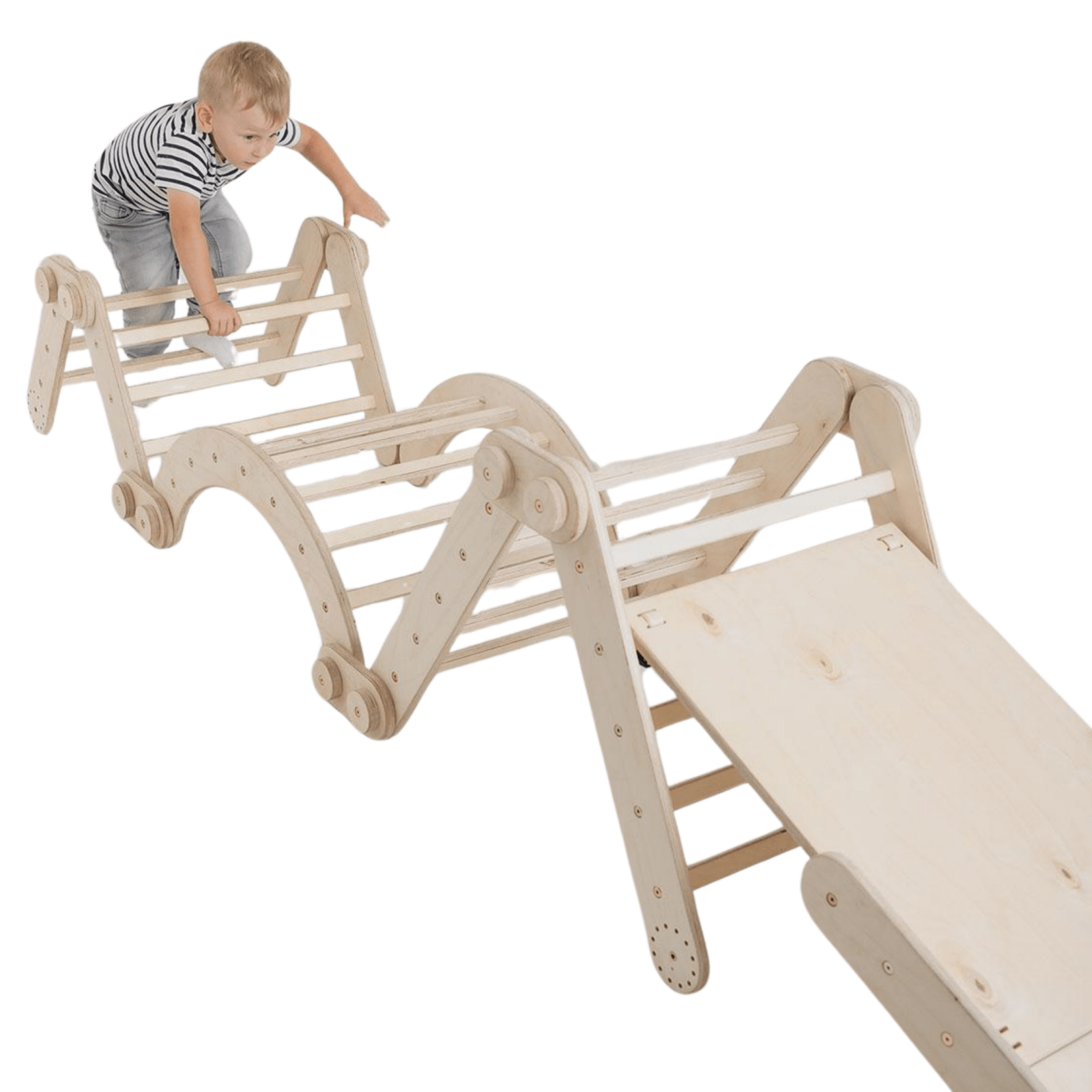 Modulares Kletterdreieck - Set ROBY | 58,5 cm | von Dreieck bis Komplettset wählbar | erweiterbar - Kletterling – einfach Kind sein