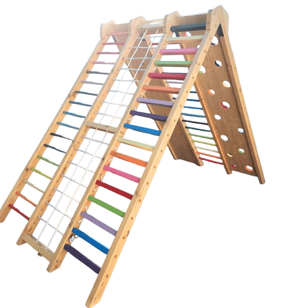 klappbares Klettergerüst ROOT MAXI | IN & OUTDOOR | 200 cm | verstaubar - Kletterling – einfach Kind sein