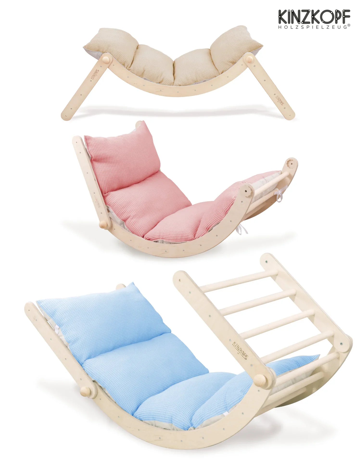 Klettergerüst ZAUBERBERG KLEIN | 2 Module | Sprossenstieg + Bogen | 51 cm | Zubehör erhältlich | erweiterbar - Kletterling – einfach Kind sein