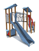 Klettergerüst SPIELPLATZ 226 | Robustes und sicheres Spielgerät für Kitas | Alter 3 bis 6 Jahre - Kletterling – einfach Kind sein