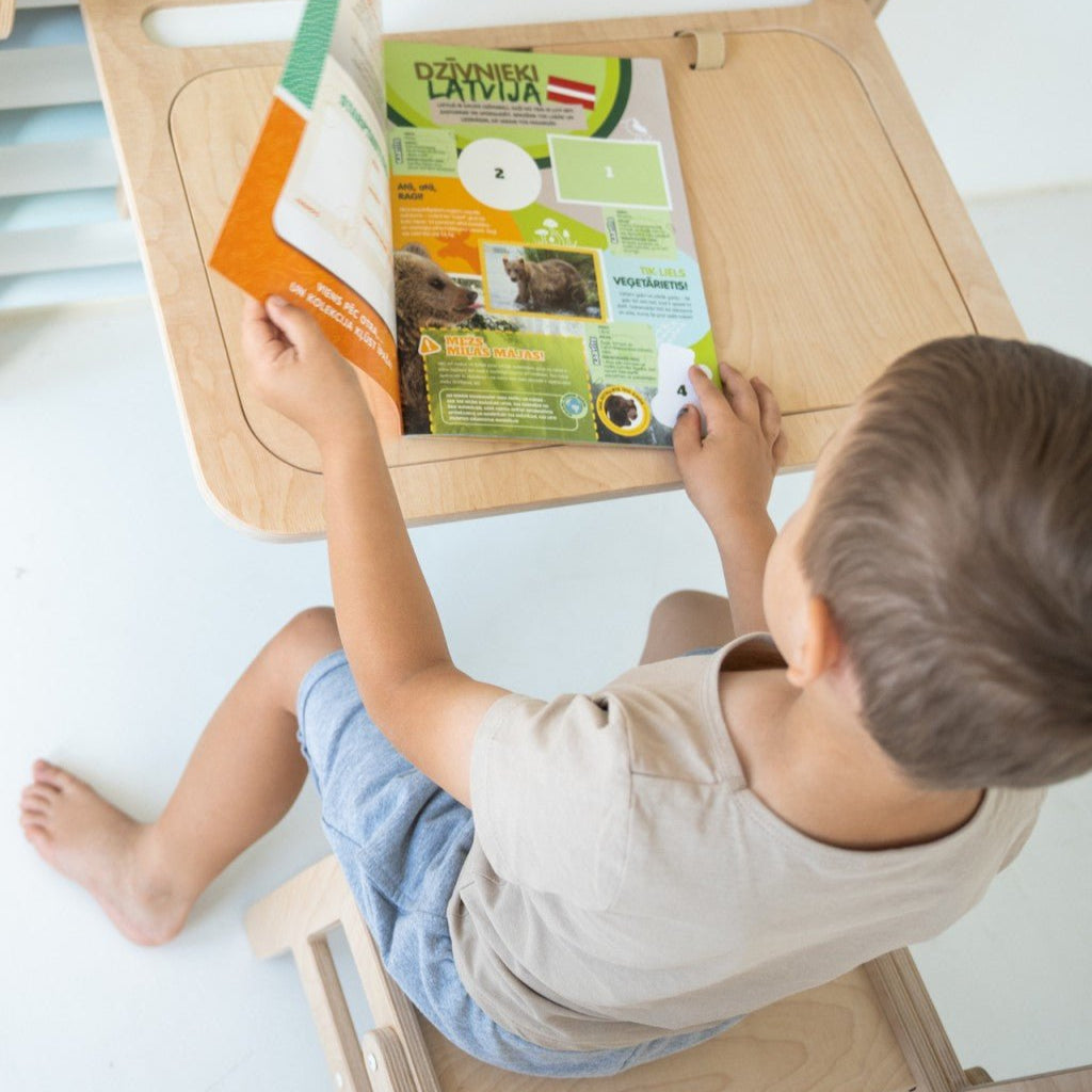 Happymoon Sensory Table With Chair/Stepping Stool - Kletterling – einfach Kind sein