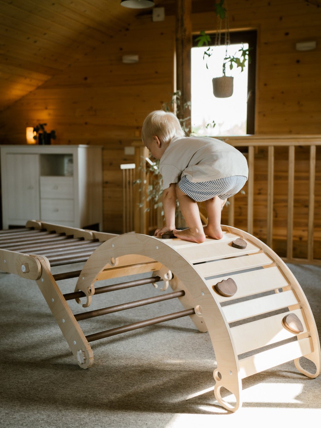 Happymoon Darkwood stones Rocker 3in1 - Kletterling – einfach Kind sein