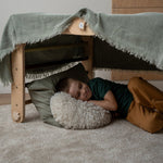 Verstellbares Kletterdreieck FULL MOON + 2 RUTSCHEN | GRÜN | 30 Formen | 98 x 67,5 cm | max. 50 kg - Kletterling – einfach Kind sein