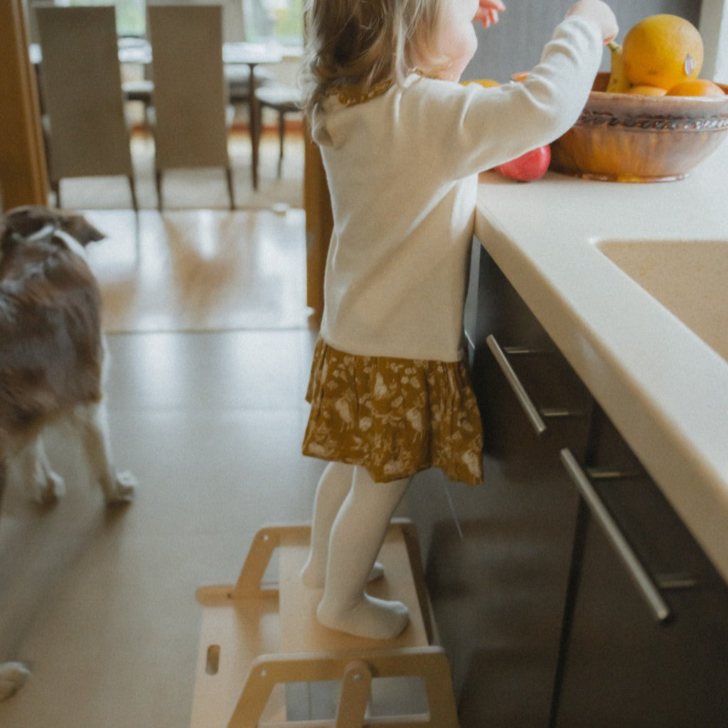 Happymoon Sensory Table With Chair/Stepping Stool - Kletterling – einfach Kind sein