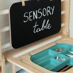 Happymoon Sensory Table With Chair/Stepping Stool - Kletterling – einfach Kind sein